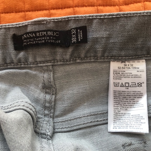 Athletic Tapered Rapid Movement Jeans - Gray - Picture 3 of 4